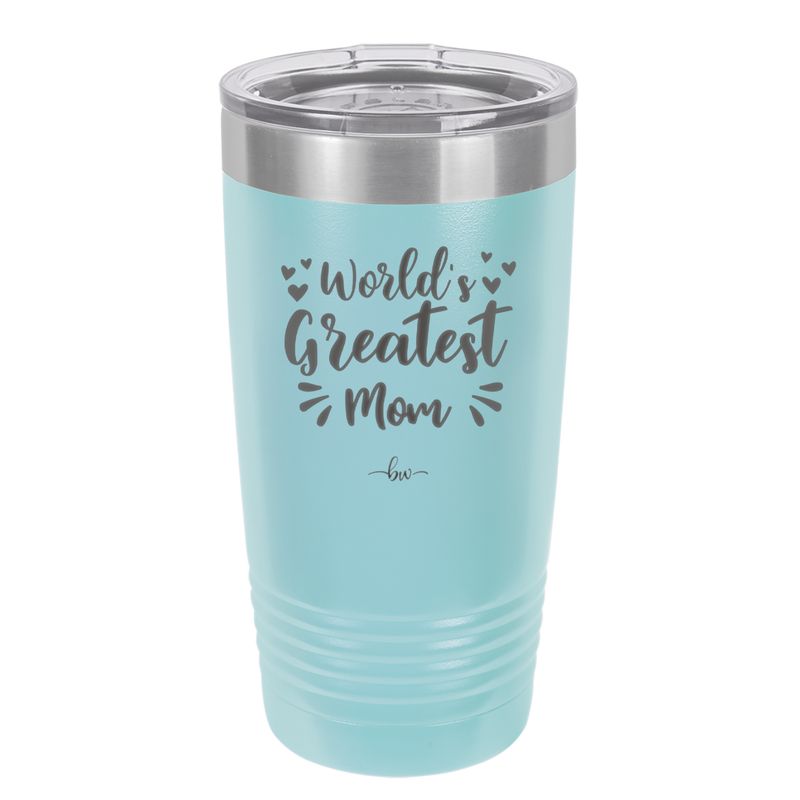 World's Greatest Mom - Laser Engraved Stainless Steel Drinkware - 1987 -