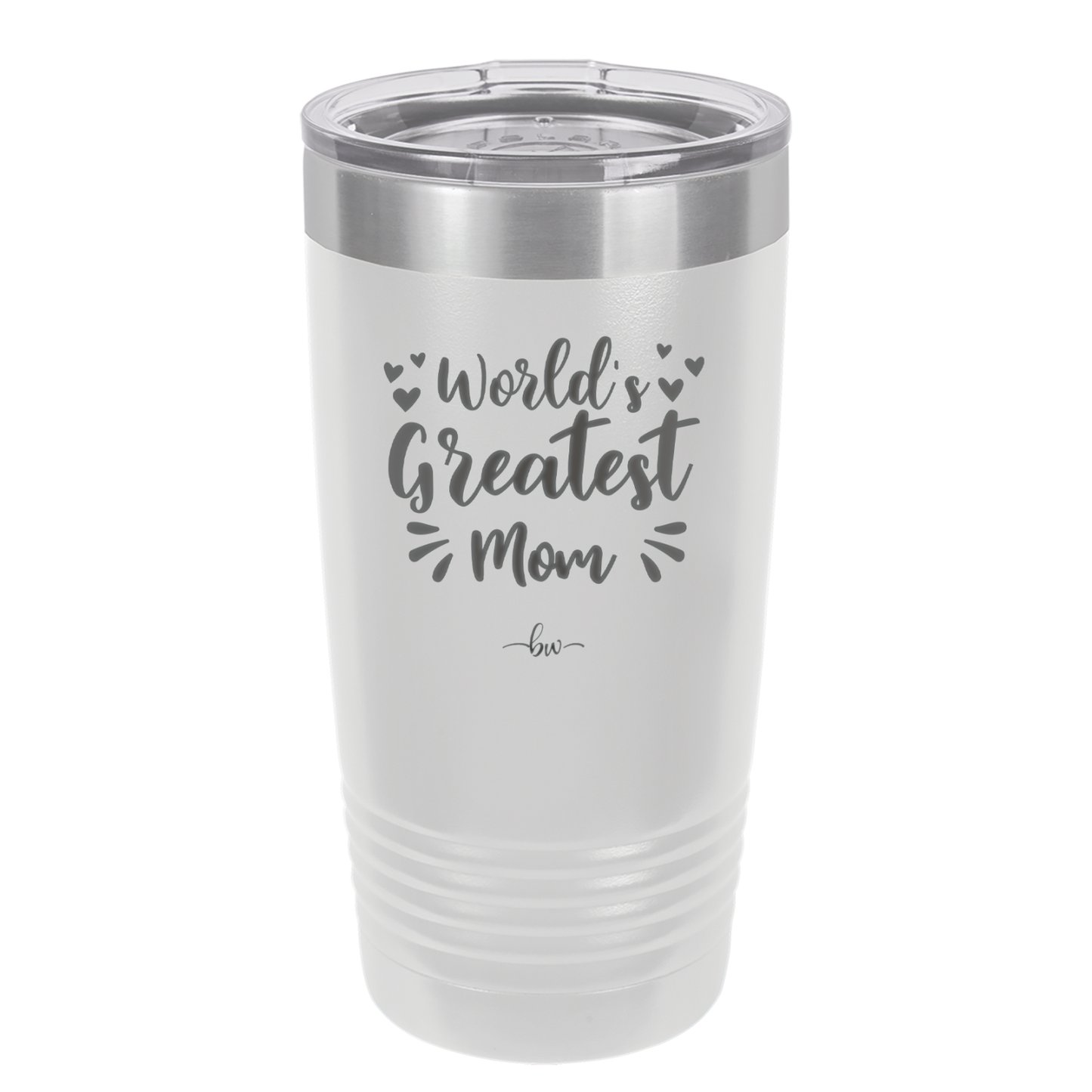 World's Greatest Mom - Laser Engraved Stainless Steel Drinkware - 1987 -