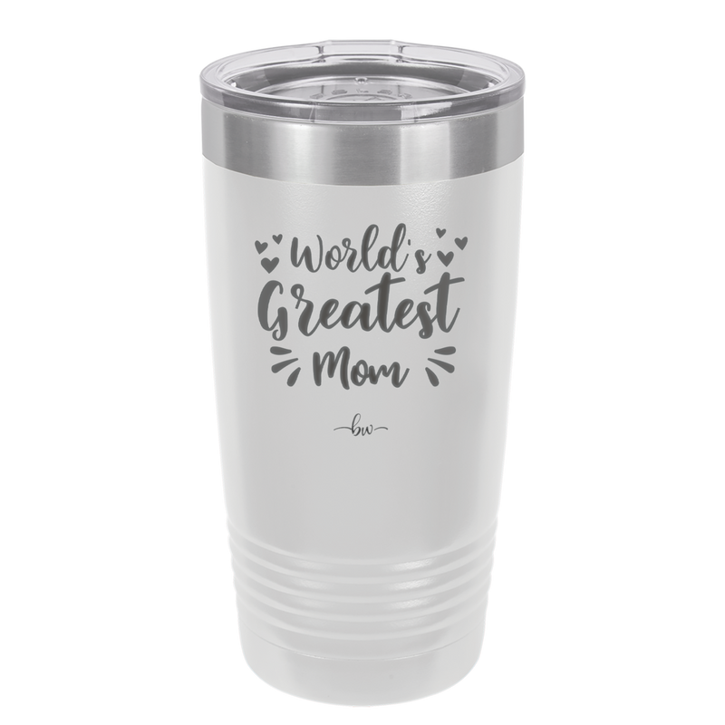 World's Greatest Mom - Laser Engraved Stainless Steel Drinkware - 1987 -