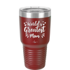 World's Greatest Mom - Laser Engraved Stainless Steel Drinkware - 1987 -