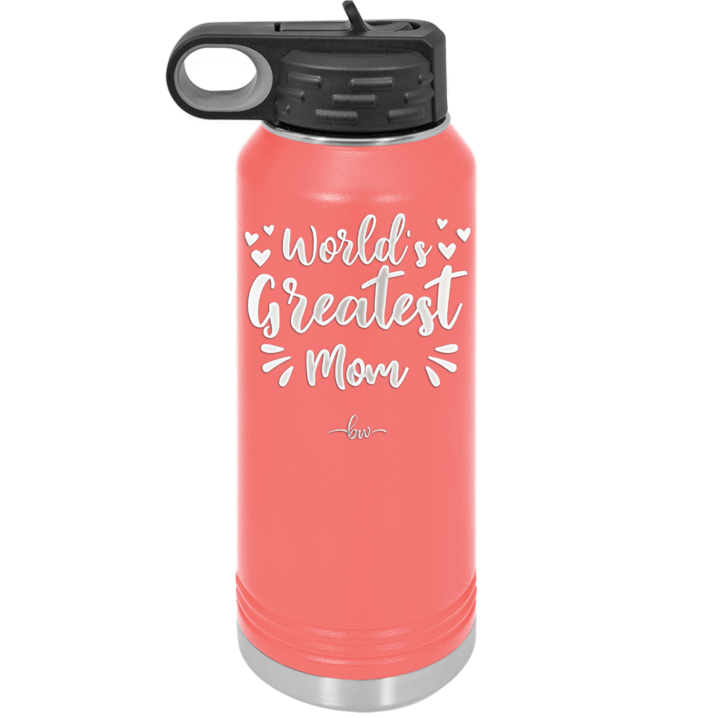 World's Greatest Mom - Laser Engraved Stainless Steel Drinkware - 1987 -