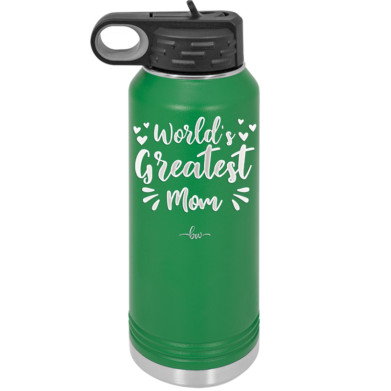 World's Greatest Mom - Laser Engraved Stainless Steel Drinkware - 1987 -