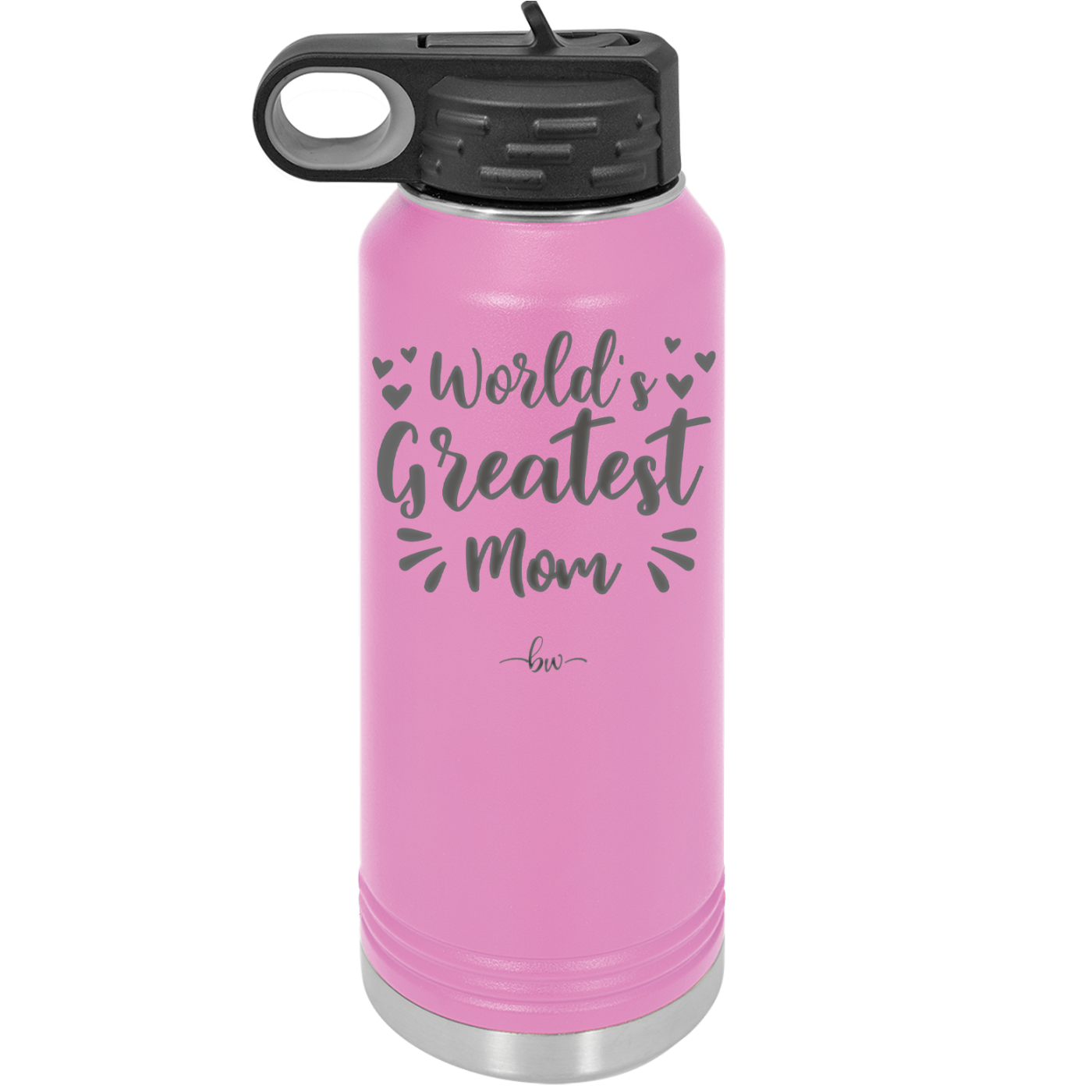 World's Greatest Mom - Laser Engraved Stainless Steel Drinkware - 1987 -