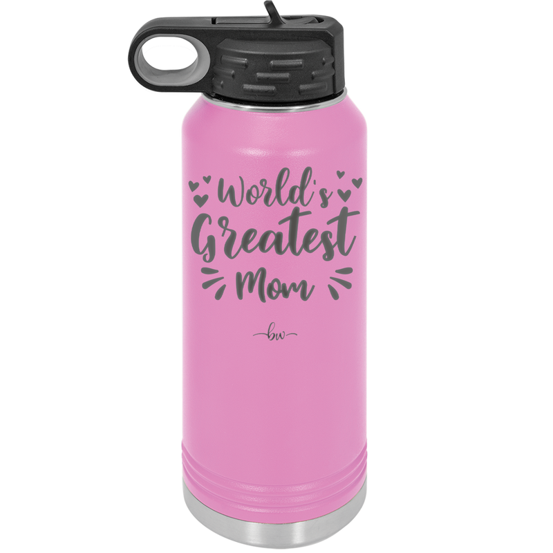 World's Greatest Mom - Laser Engraved Stainless Steel Drinkware - 1987 -
