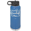 World's Greatest Mom - Laser Engraved Stainless Steel Drinkware - 1987 -