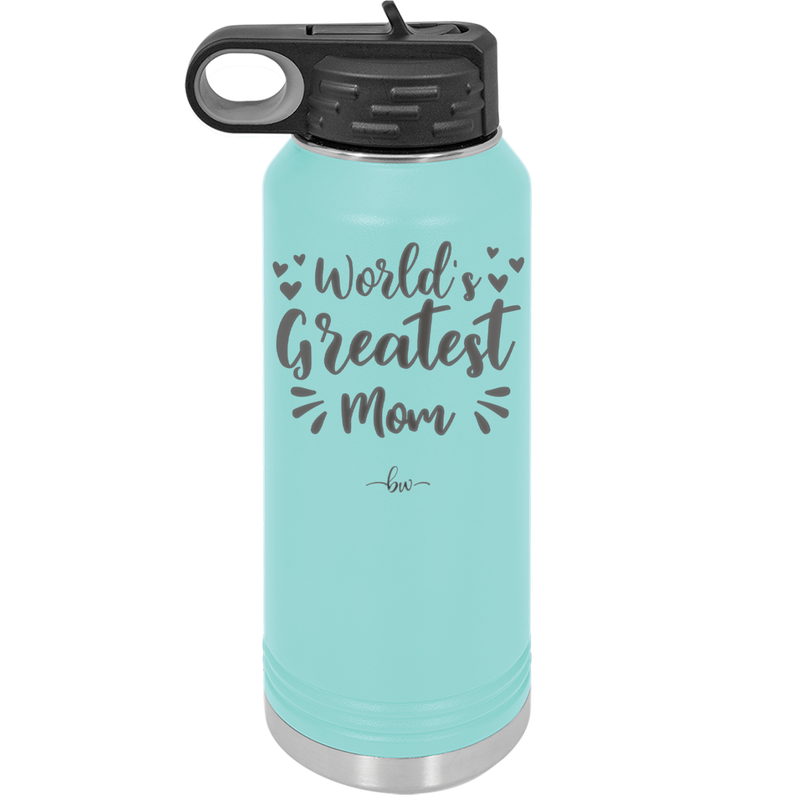 World's Greatest Mom - Laser Engraved Stainless Steel Drinkware - 1987 -