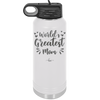 World's Greatest Mom - Laser Engraved Stainless Steel Drinkware - 1987 -