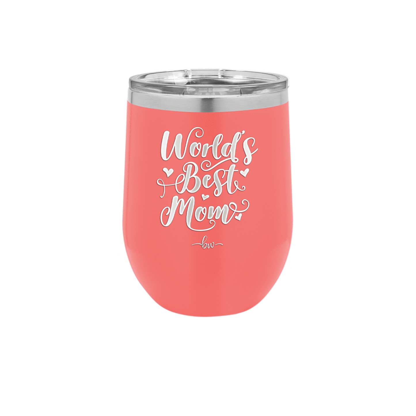 World's Best Mom - Laser Engraved Stainless Steel Drinkware - 1988 -