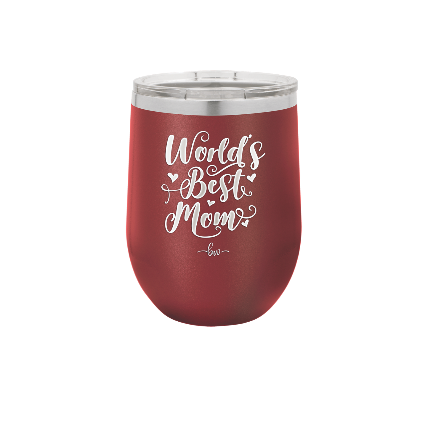 World's Best Mom - Laser Engraved Stainless Steel Drinkware - 1988 -