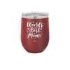 World's Best Mom - Laser Engraved Stainless Steel Drinkware - 1988 -