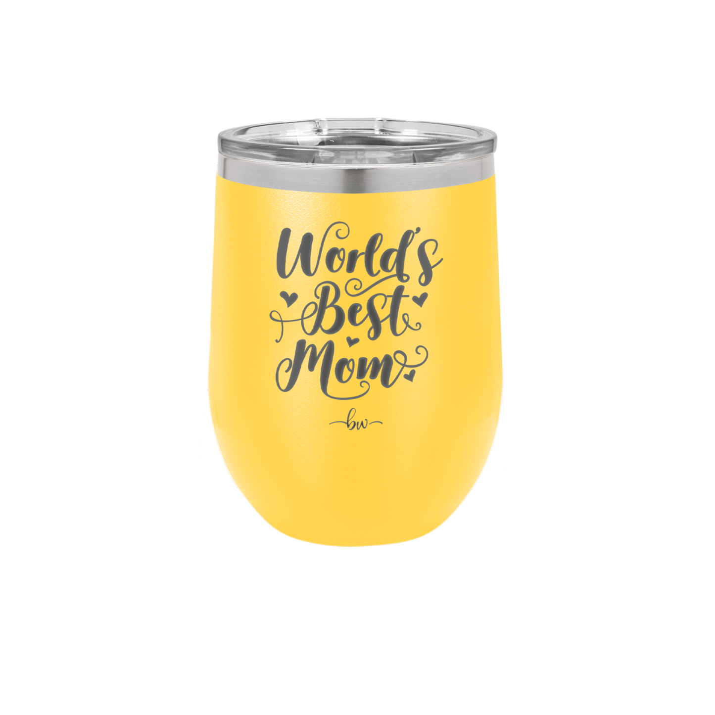 World's Best Mom - Laser Engraved Stainless Steel Drinkware - 1988 -