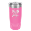 World's Best Mom - Laser Engraved Stainless Steel Drinkware - 1988 -