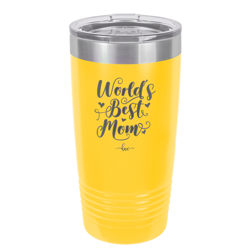 World's Best Mom - Laser Engraved Stainless Steel Drinkware - 1988 -