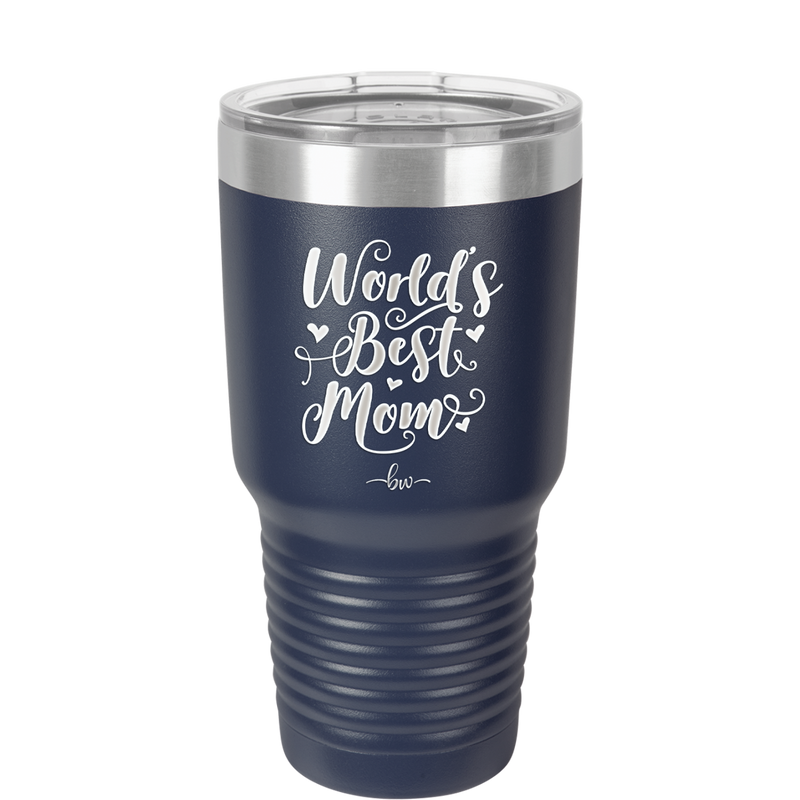 World's Best Mom - Laser Engraved Stainless Steel Drinkware - 1988 -