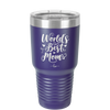 World's Best Mom - Laser Engraved Stainless Steel Drinkware - 1988 -