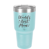 World's Best Mom - Laser Engraved Stainless Steel Drinkware - 1988 -