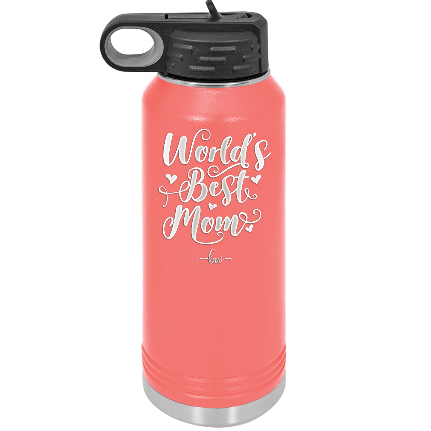 World's Best Mom - Laser Engraved Stainless Steel Drinkware - 1988 -