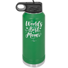 World's Best Mom - Laser Engraved Stainless Steel Drinkware - 1988 -