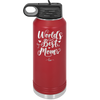 World's Best Mom - Laser Engraved Stainless Steel Drinkware - 1988 -