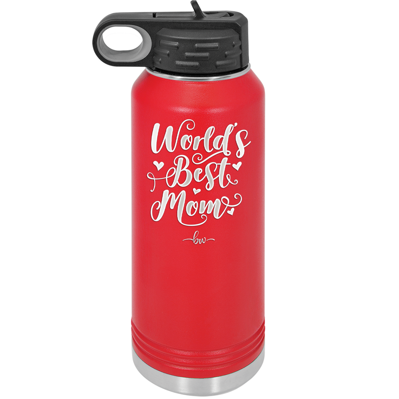 World's Best Mom - Laser Engraved Stainless Steel Drinkware - 1988 -