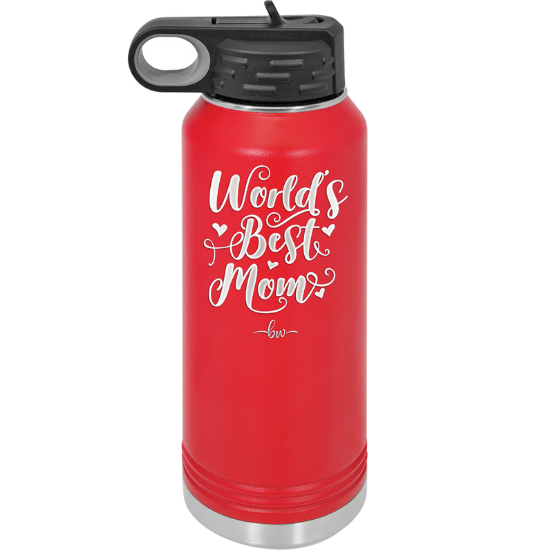 World's Best Mom - Laser Engraved Stainless Steel Drinkware - 1988 -