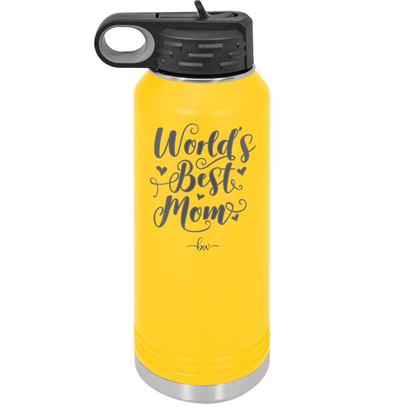 World's Best Mom - Laser Engraved Stainless Steel Drinkware - 1988 -