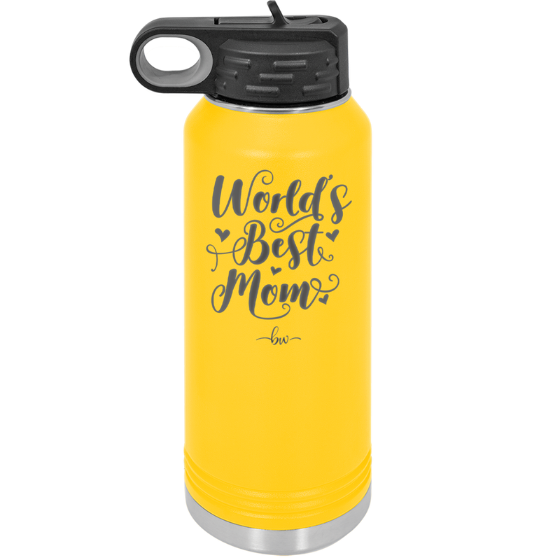 World's Best Mom - Laser Engraved Stainless Steel Drinkware - 1988 -