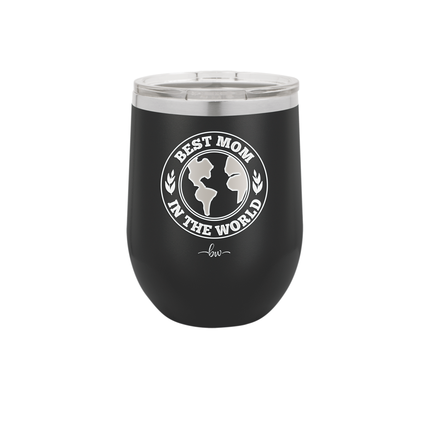Best Mom in the World - Laser Engraved Stainless Steel Drinkware Gift for Mom - 1989 -