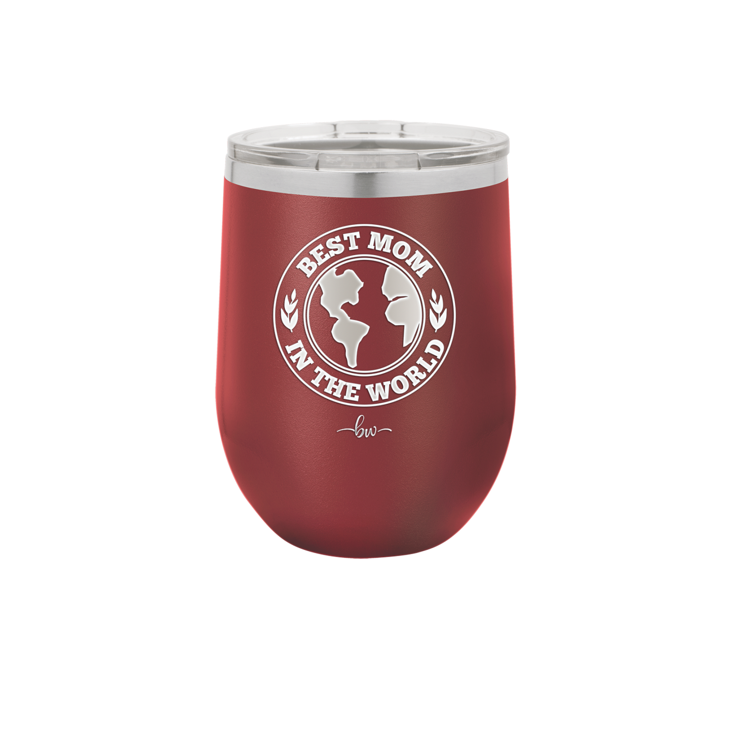 Best Mom in the World - Laser Engraved Stainless Steel Drinkware Gift for Mom - 1989 -