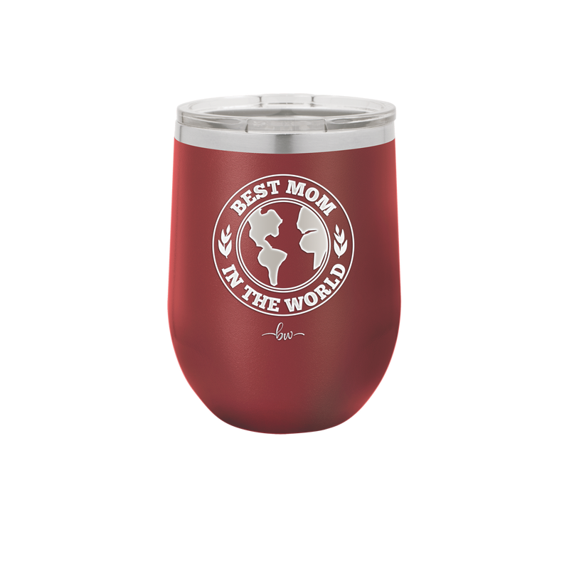 Best Mom in the World - Laser Engraved Stainless Steel Drinkware Gift for Mom - 1989 -