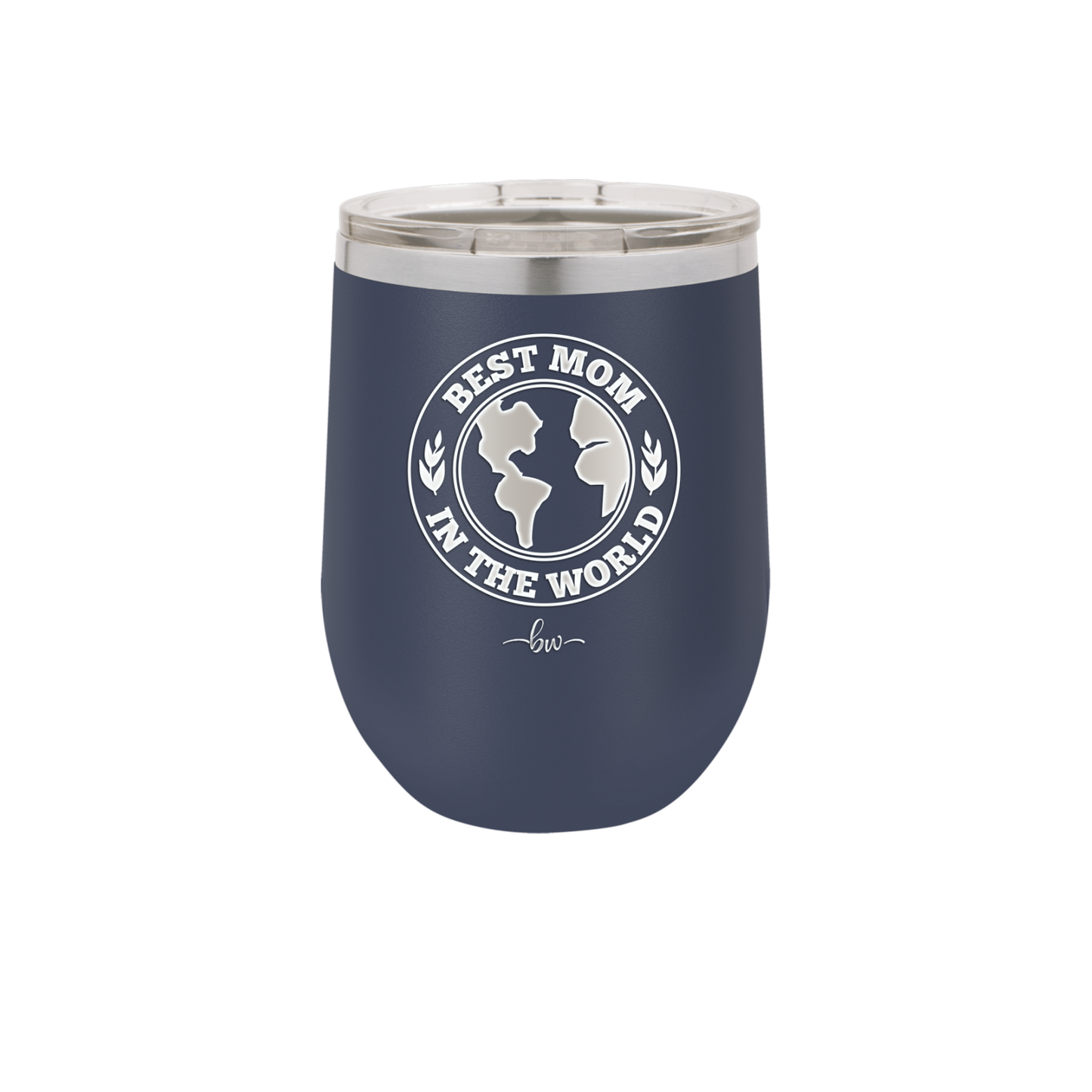 Best Mom in the World - Laser Engraved Stainless Steel Drinkware Gift for Mom - 1989 -