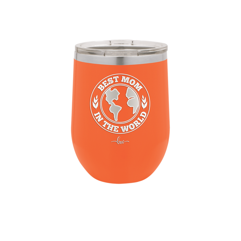 Best Mom in the World - Laser Engraved Stainless Steel Drinkware Gift for Mom - 1989 -