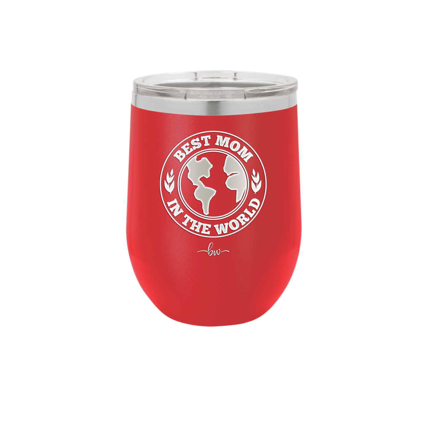 Best Mom in the World - Laser Engraved Stainless Steel Drinkware Gift for Mom - 1989 -