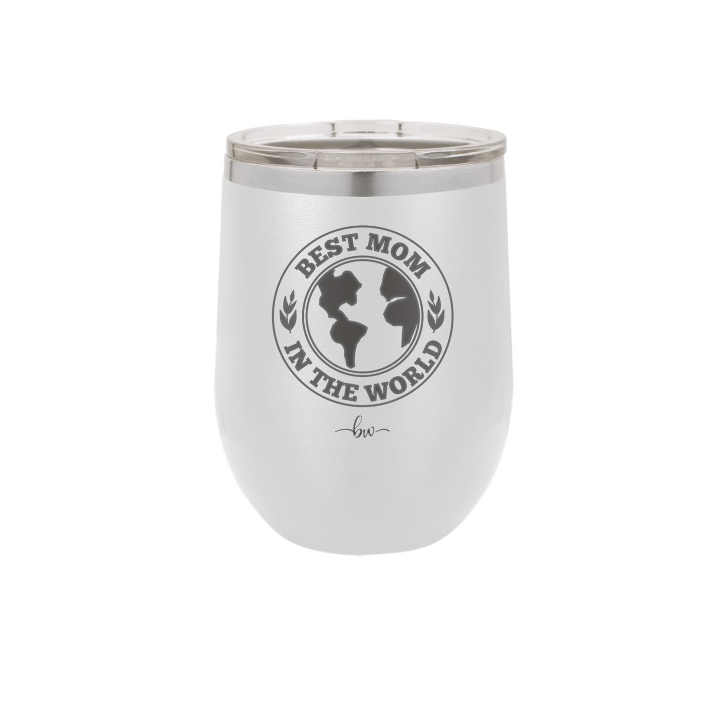 Best Mom in the World - Laser Engraved Stainless Steel Drinkware Gift for Mom - 1989 -