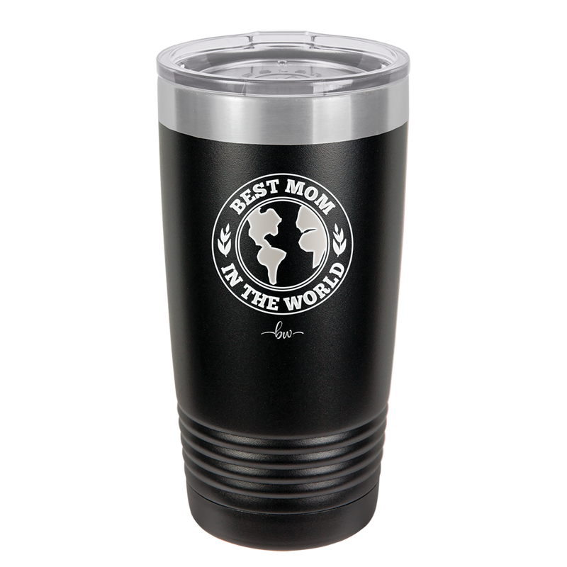 Best Mom in the World - Laser Engraved Stainless Steel Drinkware Gift for Mom - 1989 -