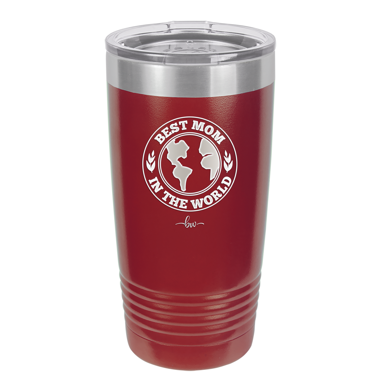 Best Mom in the World - Laser Engraved Stainless Steel Drinkware Gift for Mom - 1989 -