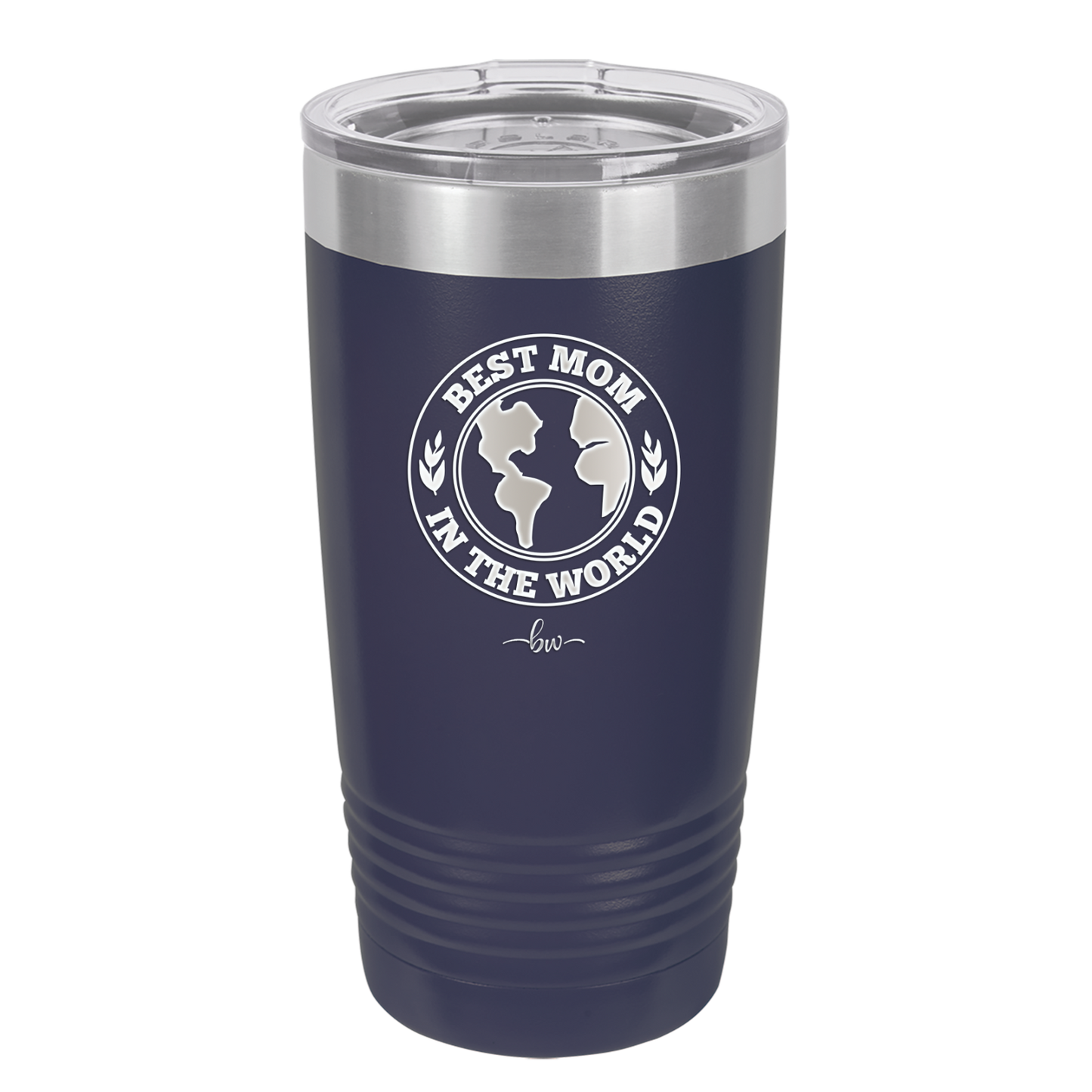 Best Mom in the World - Laser Engraved Stainless Steel Drinkware Gift for Mom - 1989 -