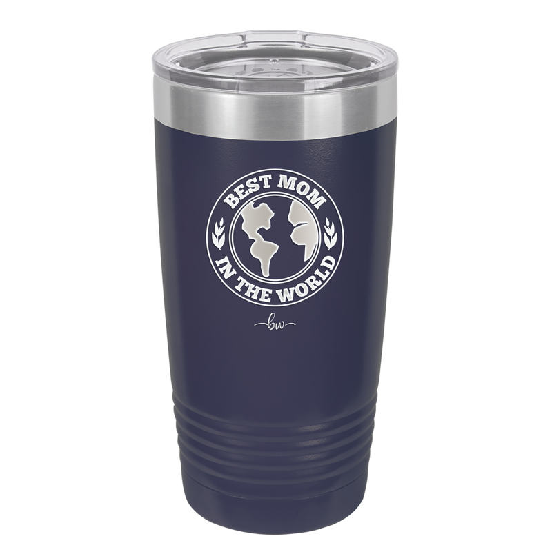 Best Mom in the World - Laser Engraved Stainless Steel Drinkware Gift for Mom - 1989 -