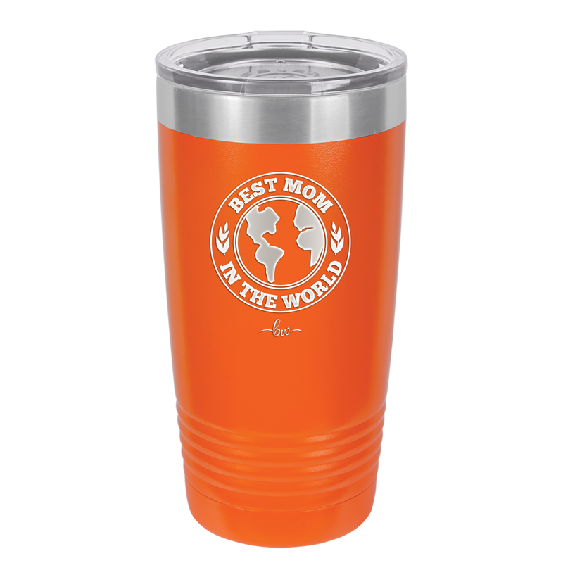 Best Mom in the World - Laser Engraved Stainless Steel Drinkware Gift for Mom - 1989 -