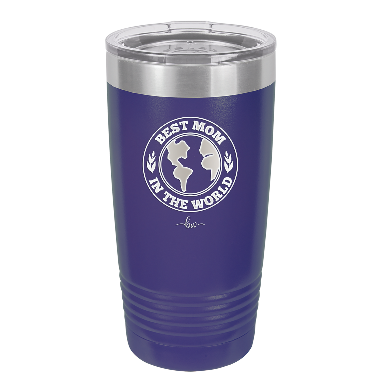 Best Mom in the World - Laser Engraved Stainless Steel Drinkware Gift for Mom - 1989 -