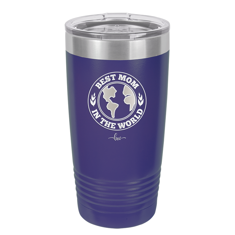 Best Mom in the World - Laser Engraved Stainless Steel Drinkware Gift for Mom - 1989 -