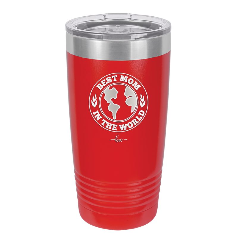 Best Mom in the World - Laser Engraved Stainless Steel Drinkware Gift for Mom - 1989 -