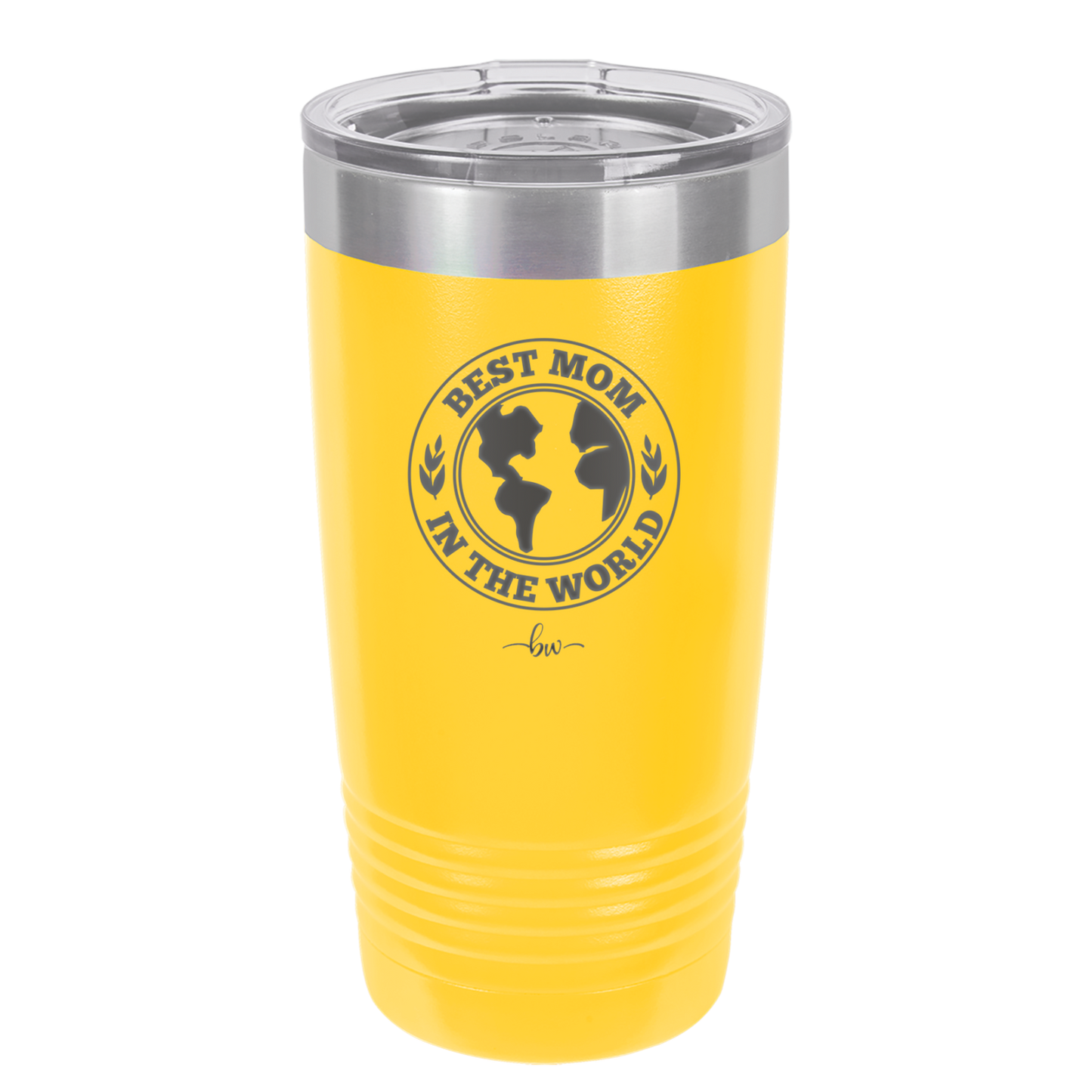 Best Mom in the World - Laser Engraved Stainless Steel Drinkware Gift for Mom - 1989 -