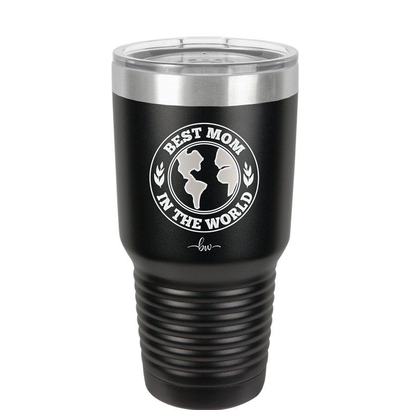 Best Mom in the World - Laser Engraved Stainless Steel Drinkware Gift for Mom - 1989 -