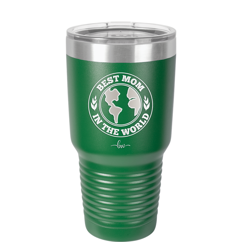Best Mom in the World - Laser Engraved Stainless Steel Drinkware Gift for Mom - 1989 -