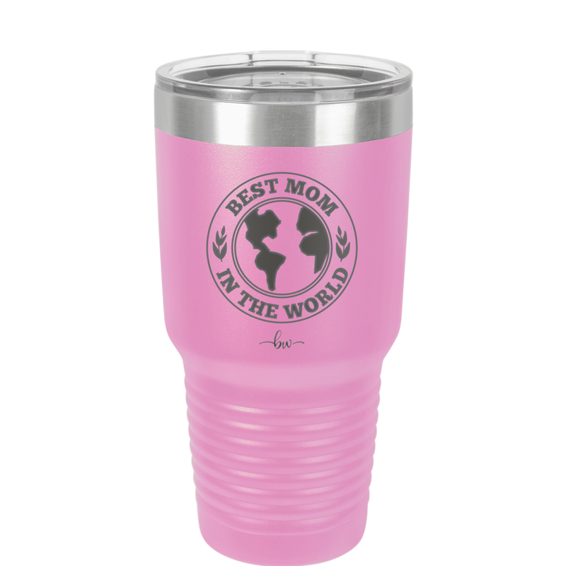 Best Mom in the World - Laser Engraved Stainless Steel Drinkware Gift for Mom - 1989 -