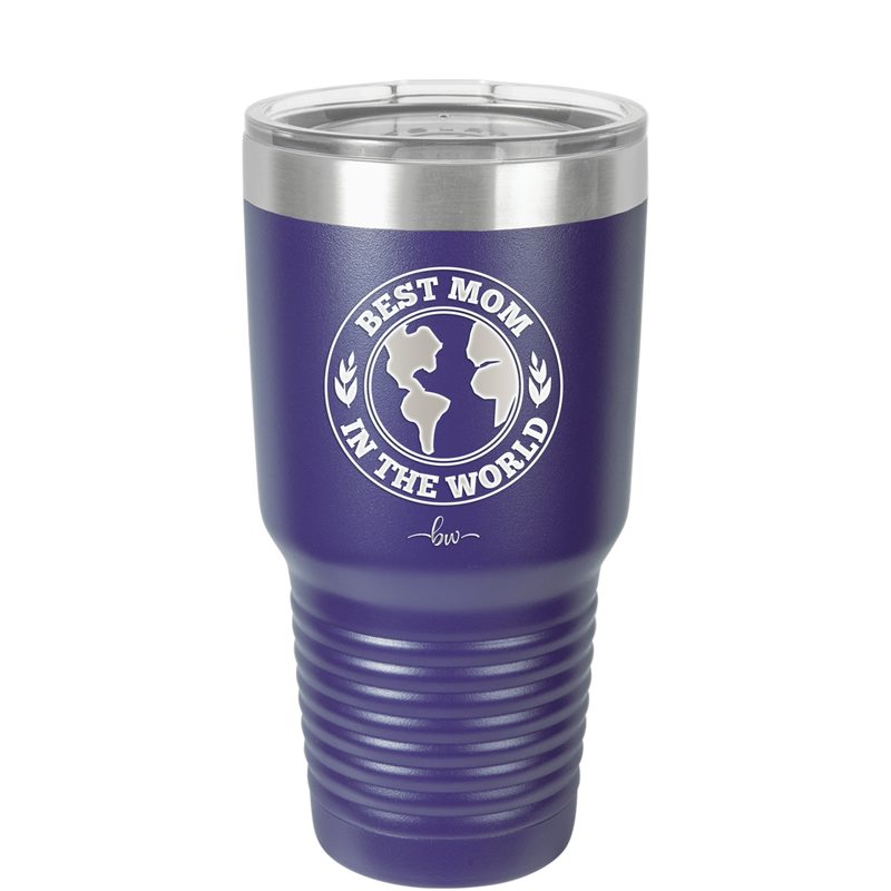 Best Mom in the World - Laser Engraved Stainless Steel Drinkware Gift for Mom - 1989 -