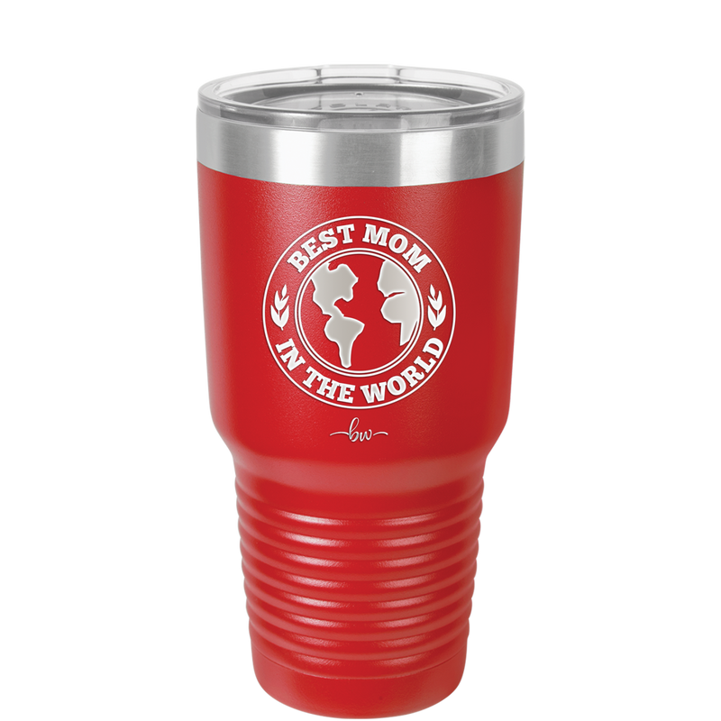 Best Mom in the World - Laser Engraved Stainless Steel Drinkware Gift for Mom - 1989 -