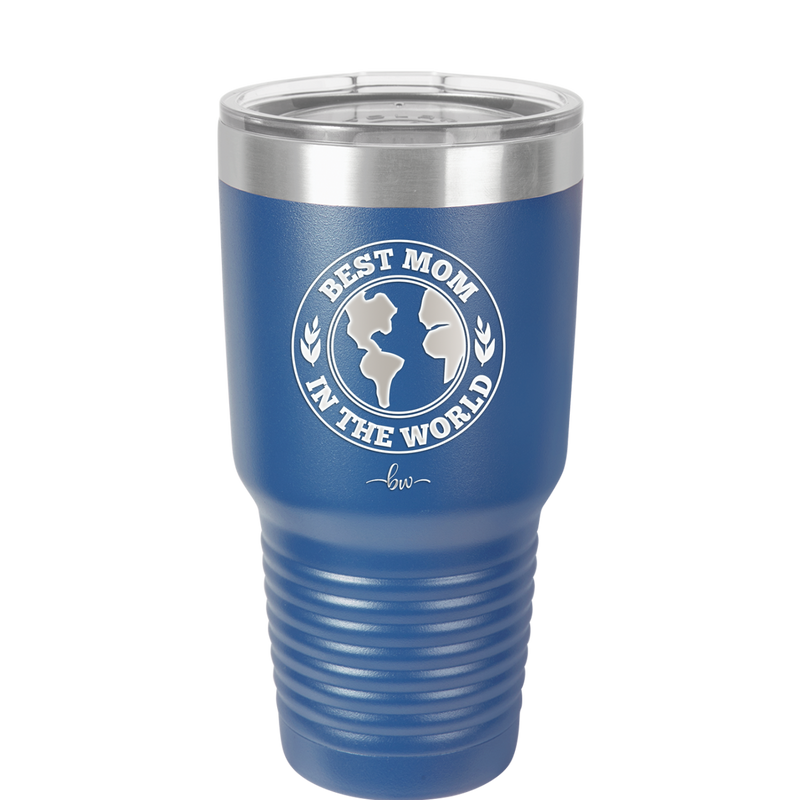 Best Mom in the World - Laser Engraved Stainless Steel Drinkware Gift for Mom - 1989 -