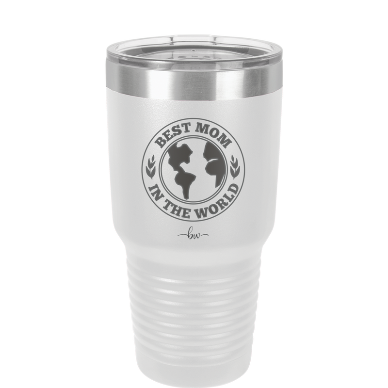 Best Mom in the World - Laser Engraved Stainless Steel Drinkware Gift for Mom - 1989 -